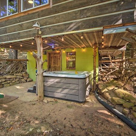 The Treehouse Cabin Creekside Home With Hot Tub! Summerville Exterior photo