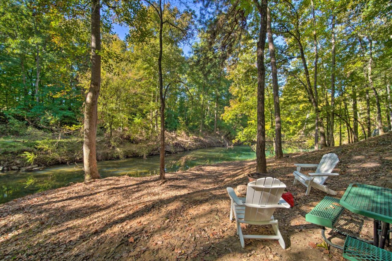 The Treehouse Cabin Creekside Home With Hot Tub! Summerville Exterior photo